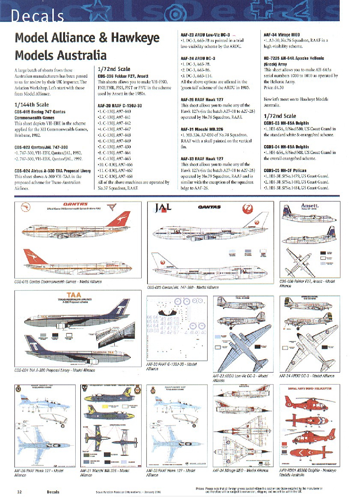 Scale Aviation Modeller International 2002 01